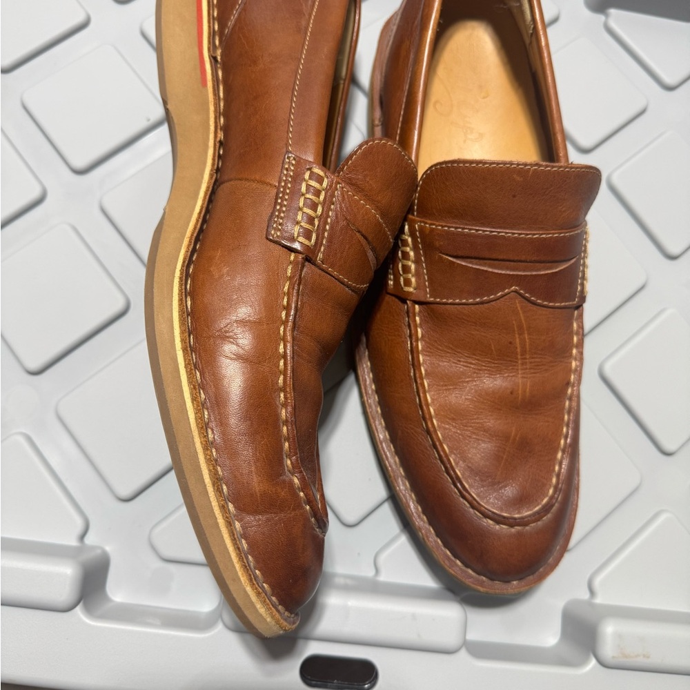 Sperry Brown Leather Loafers Timeless Slip-Ons